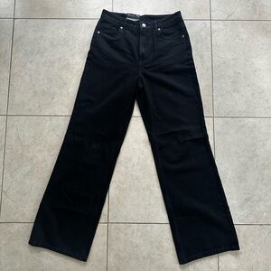 H&M Black Wide Leg Jeans